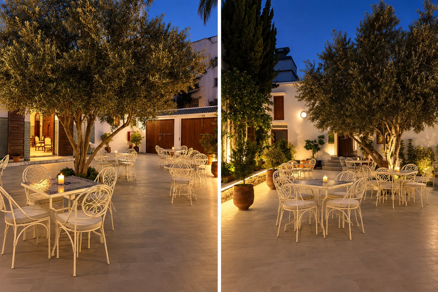 Jardin et salon de thé de Riad Dar Rihla