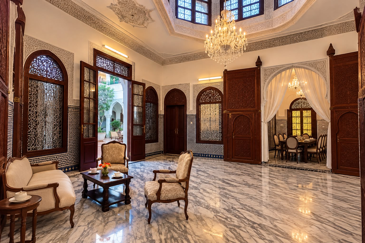 Intérieur du restaurant