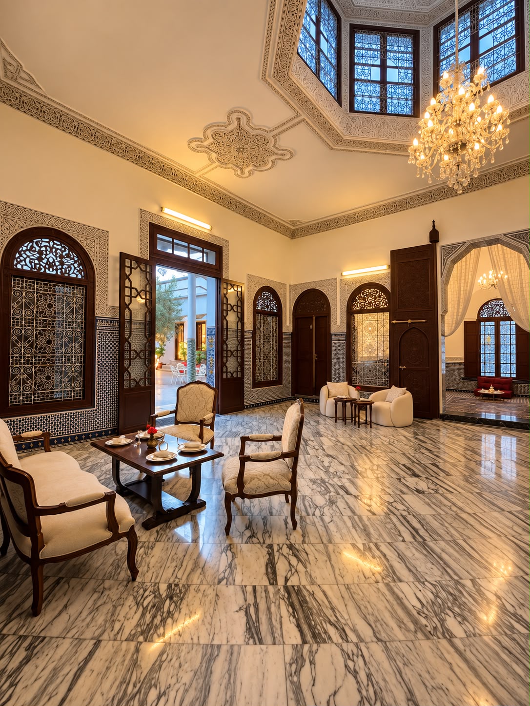Salle de restaurant de Riad Dar Rihla
