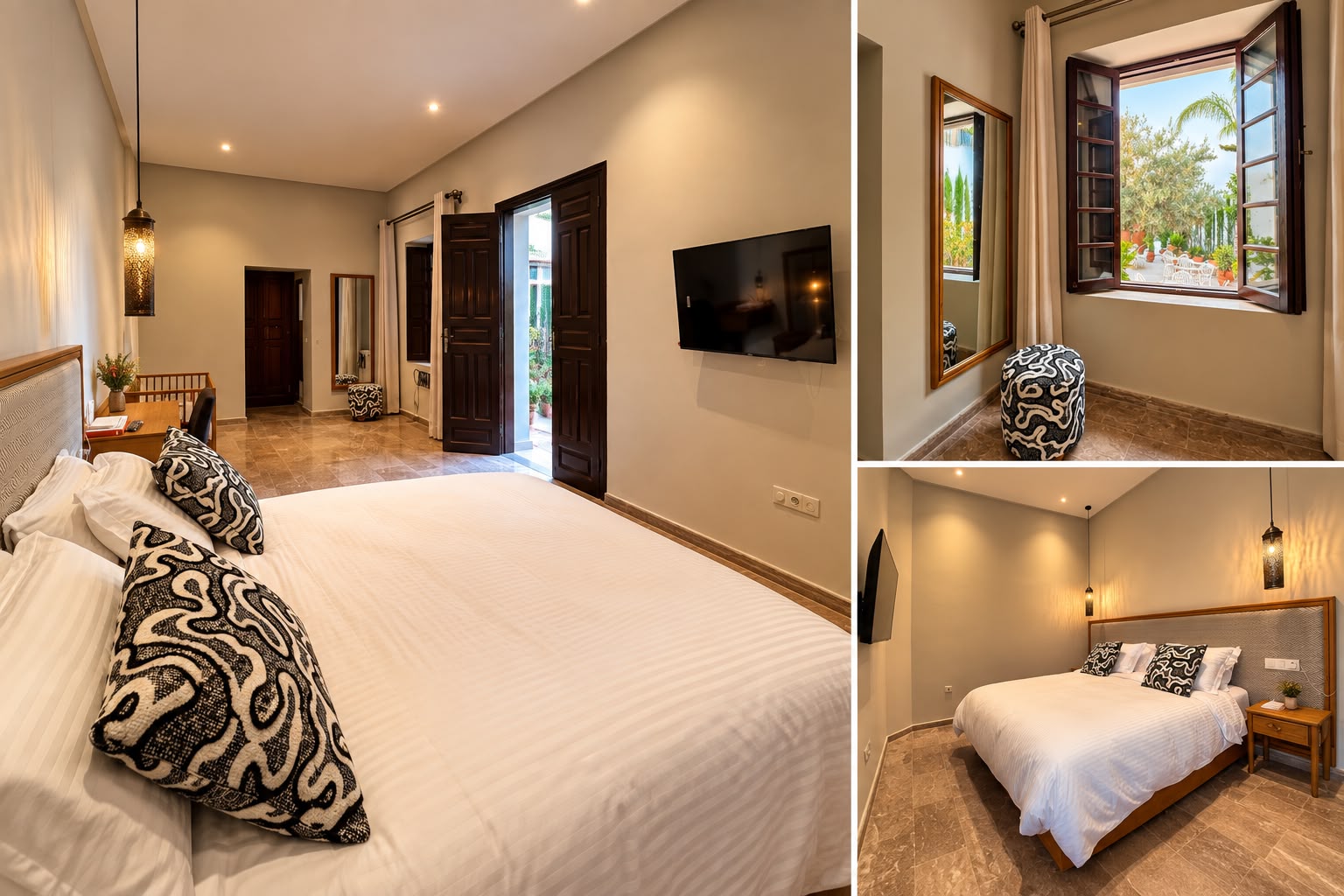 Chambre 105 avec vue sur le jardin